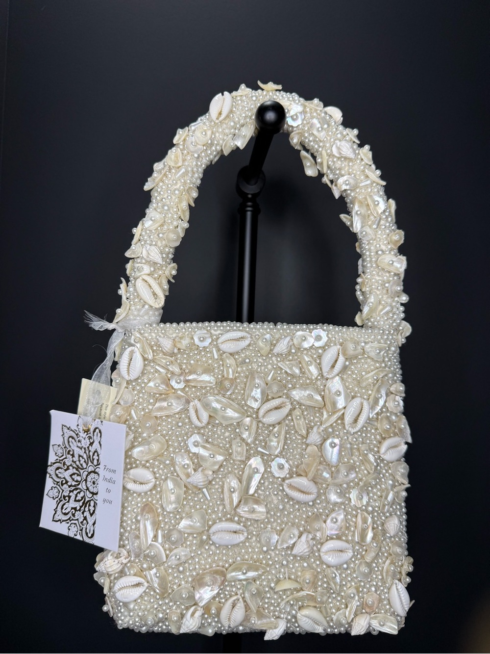 New Viral Beaded Purse Bag Made in India Summer Resort Novelty Beach Bridal